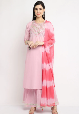 Picture of Graceful Cotton Pink Readymade Salwar Kameez