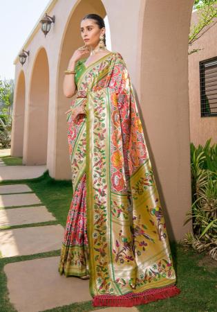 Picture of Superb Silk Orange Saree