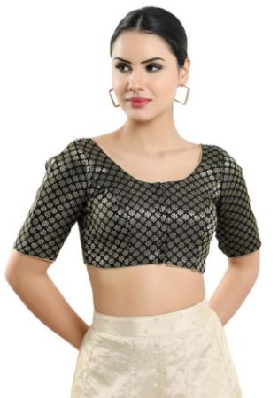 Picture of Appealing Brasso Black Designer Blouse