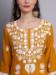 Picture of Ideal Rayon Dark Golden Rod Kurtis & Tunic