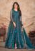 Picture of Lovely Net Midnight Blue Anarkali Salwar Kameez