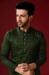 Picture of Comely Cotton Dark Olive Green Kurtas