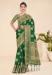 Picture of Lovely Chiffon Forest Green Saree