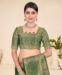 Picture of Lovely Chiffon Forest Green Saree