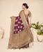 Picture of Statuesque Chiffon Brown Saree