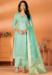 Picture of Medium Aqua Marine Straight Cut Salwar Kameez