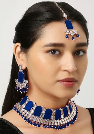 Picture of Taking Navy Blue Necklace Set