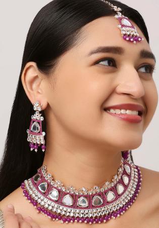 Picture of Admirable Hot Pink Necklace Set