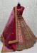 Picture of Delightful Linen Maroon Lehenga Choli