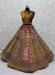 Picture of Exquisite Linen Saddle Brown Lehenga Choli