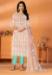 Picture of Cotton Pale Golden Rod Straight Cut Salwar Kameez