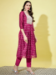 Picture of Fine Chiffon Dark Orchid Readymade Salwar Kameez