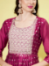 Picture of Fine Chiffon Dark Orchid Readymade Salwar Kameez