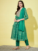 Picture of Beauteous Chiffon Dark Cyan Readymade Salwar Kameez