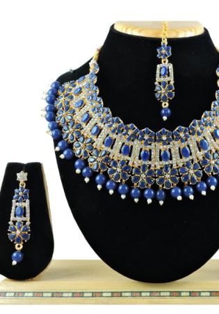 Picture of Nice Navy Blue Necklace Set