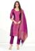 Picture of Silk Pale Violet Red Straight Cut Salwar Kameez