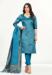 Picture of Marvelous Silk Steel Blue Straight Cut Salwar Kameez