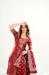 Picture of Shapely Silk Dark Red Straight Cut Salwar Kameez