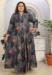 Picture of Beauteous Rayon Dark Slate Grey Readymade Gown