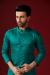 Picture of Grand Cotton Teal Kurtas