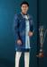 Picture of Gorgeous Silk Midnight Blue Sherwani