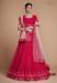 Picture of Nice Georgette Deep Pink Lehenga Choli