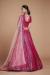 Picture of Good Looking Georgette Medium Violet Red Lehenga Choli