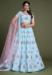 Picture of Shapely Georgette Light Blue Lehenga Choli