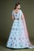 Picture of Shapely Georgette Light Blue Lehenga Choli