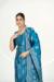 Picture of Appealing Silk Steel Blue Straight Cut Salwar Kameez