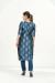 Picture of Silk Midnight Blue Straight Cut Salwar Kameez