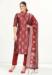 Picture of Splendid Silk Indian Red Straight Cut Salwar Kameez