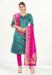 Picture of Excellent Silk Sea Green Straight Cut Salwar Kameez