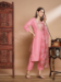 Picture of Beauteous Silk Rosy Brown Readymade Salwar Kameez