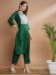 Picture of Cotton & Silk Sea Green Readymade Salwar Kameez