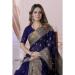 Picture of Alluring Silk Navy Blue Saree