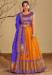 Picture of Classy Silk Golden Rod Readymade Gown