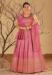 Picture of Ravishing Silk Pale Violet Red Readymade Gown