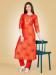 Picture of Pleasing Rayon Tomato Kurtis & Tunic