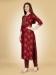 Picture of Fascinating Rayon Maroon Kurtis & Tunic