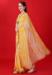 Picture of Marvelous Georgette Pale Golden Rod Saree