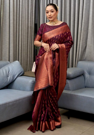 Picture of Graceful Silk Sienna Saree