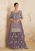 Picture of Georgette Dim Gray Straight Cut Salwar Kameez