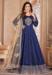 Picture of Taking Georgette Medium Blue Anarkali Salwar Kameez