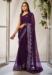 Picture of Lovely Georgette Purple Saree