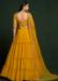 Picture of Magnificent Georgette Dark Golden Rod Lehenga Choli