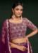 Picture of Elegant Georgette Dark Magenta Lehenga Choli