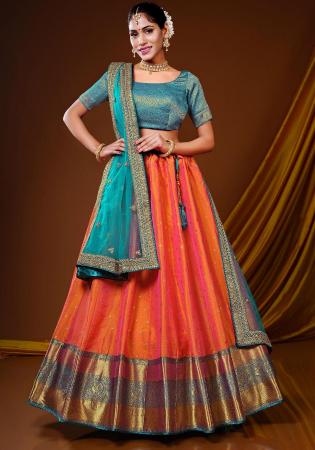 Picture of Beauteous Silk Chocolate Lehenga Choli