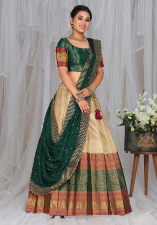 Picture of Bewitching Silk Pale Green Lehenga Choli