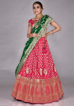 Picture of Enticing Silk Medium Sea Green Lehenga Choli